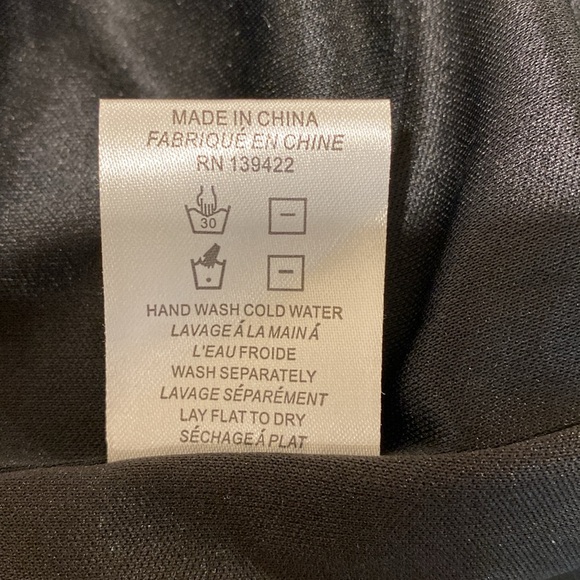 TOBI black dress front pleat size small - Picture 9 of 11